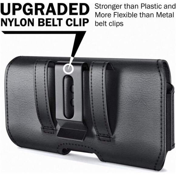 Holster for Galaxy S24, iPhone 15, 15 Pro, 14,13, 12,11,X, Xs,10 Cell Phone Belt - Picture 3 of 7